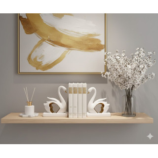 PORCELANOWY TANIEC DELFINÓW ELEGANCKA FIGURKA DELFINÓW DEKORACJA DO DOMU